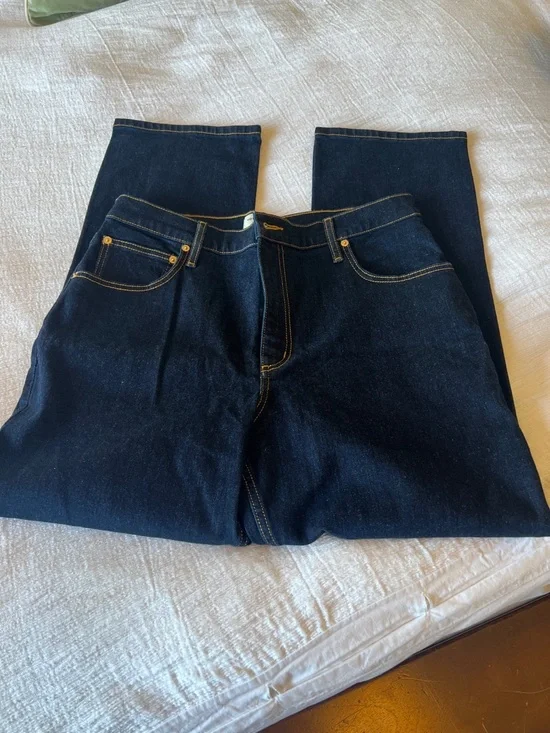 Tory Burch Dark Denim Cropped - Picture 1 of 5